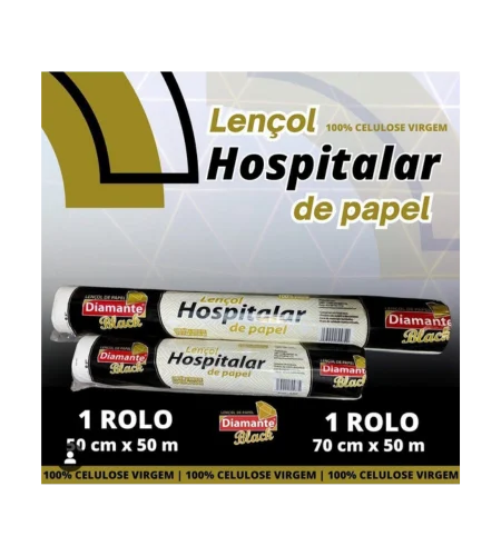 Lençol Hospitalar de Papel 70 cm X 50 m